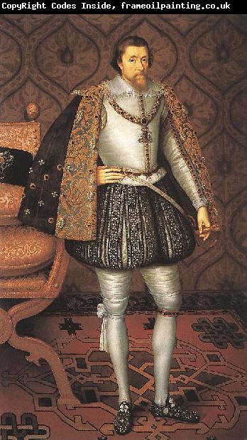 SOMER, Paulus van King James I of England r